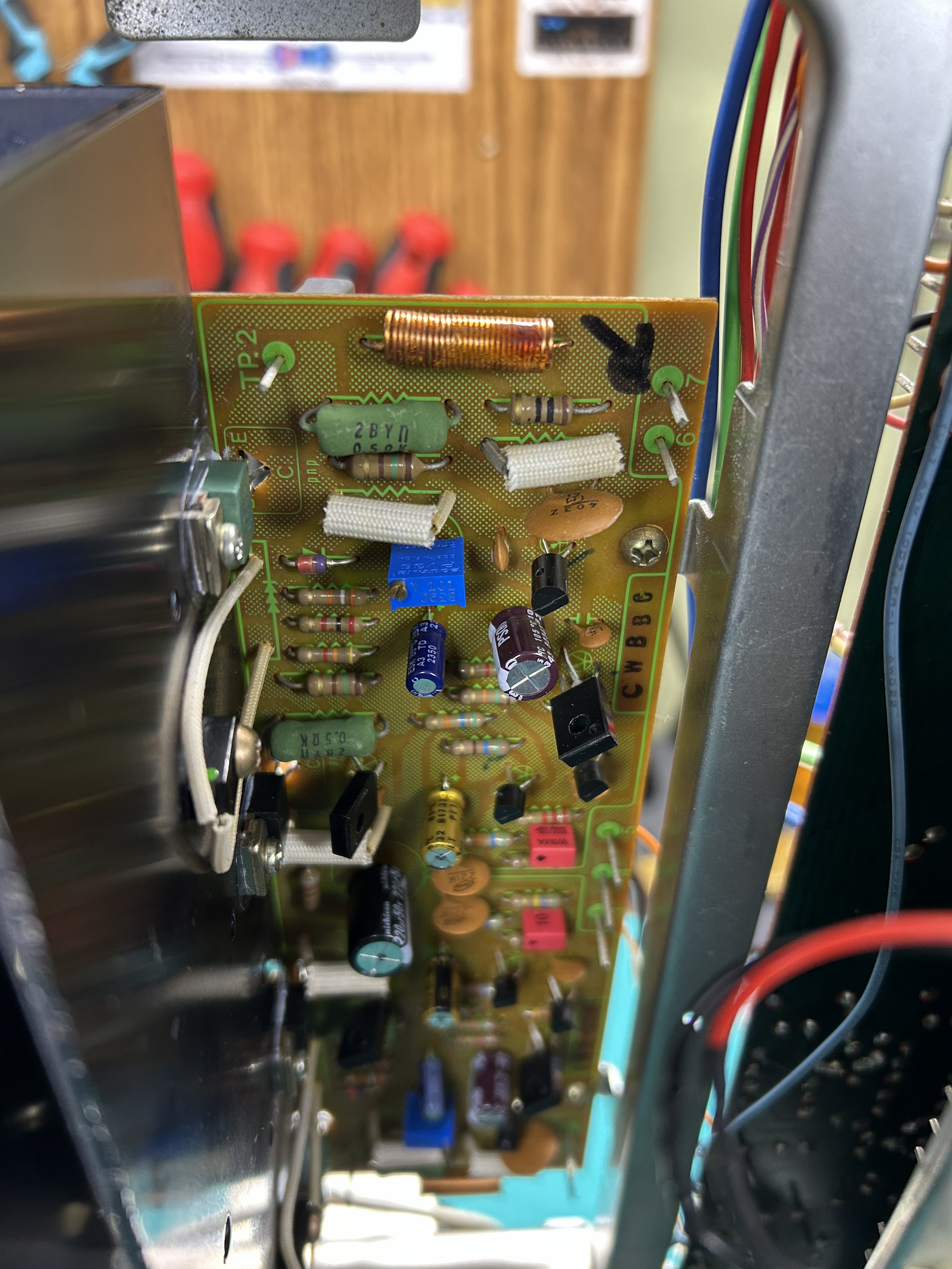 Restored Pioneer SX-535 preamplifier board
